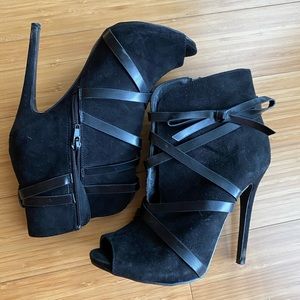 Black Heeled Booties
